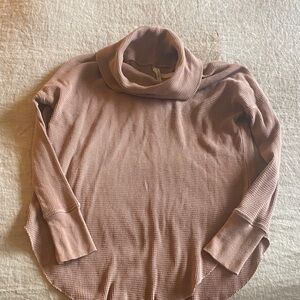 Babaton Warm Brown Turtleneck Sweater Size Small